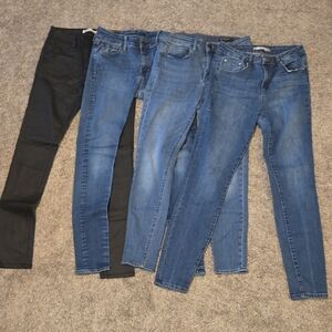 Denim & Supply Ralph Lauren Blue and Black Skinny Jeans